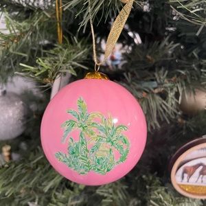 Set of 2 Lilly Pulitzer ornaments